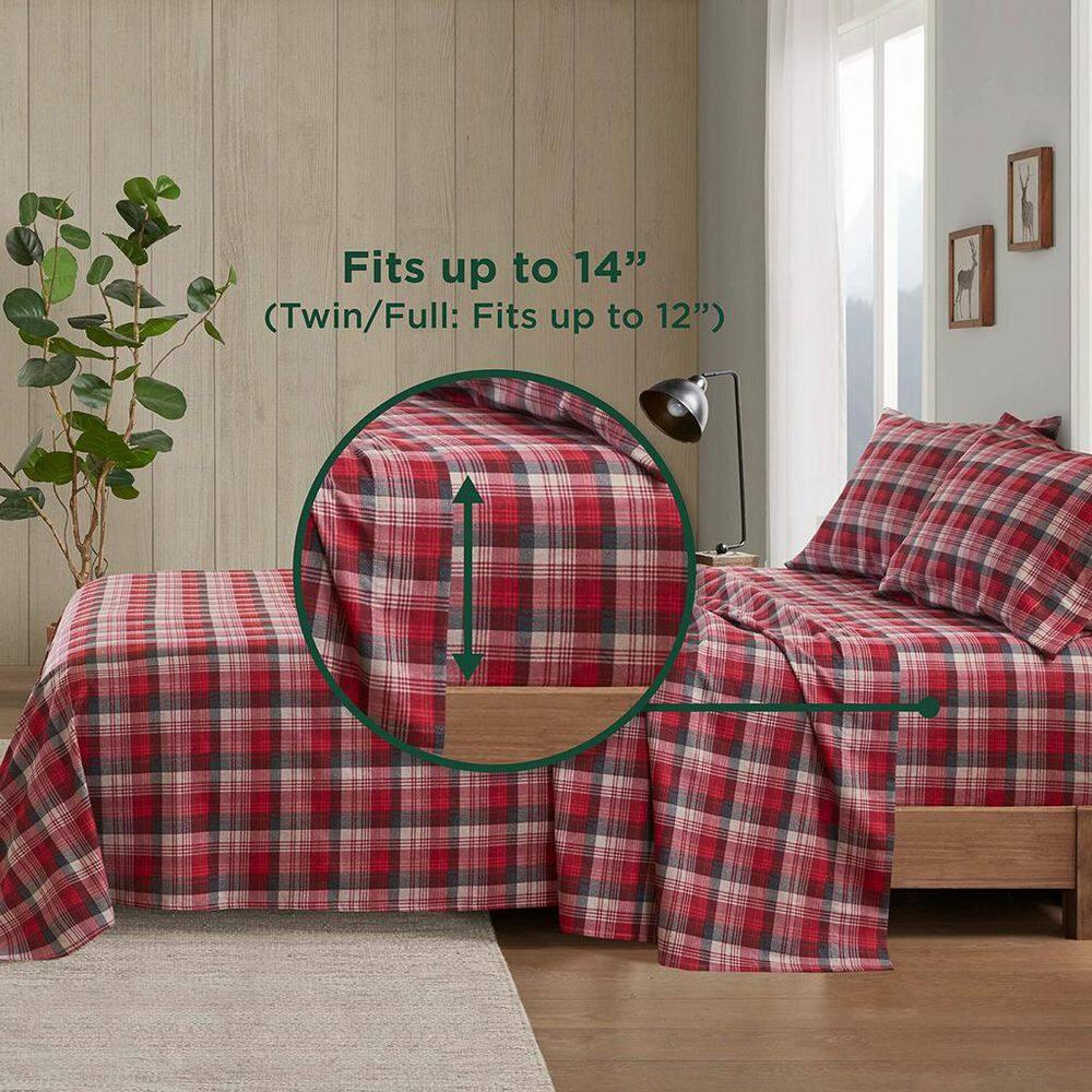Woolrich 100% Cotton Flannel Sheet Set