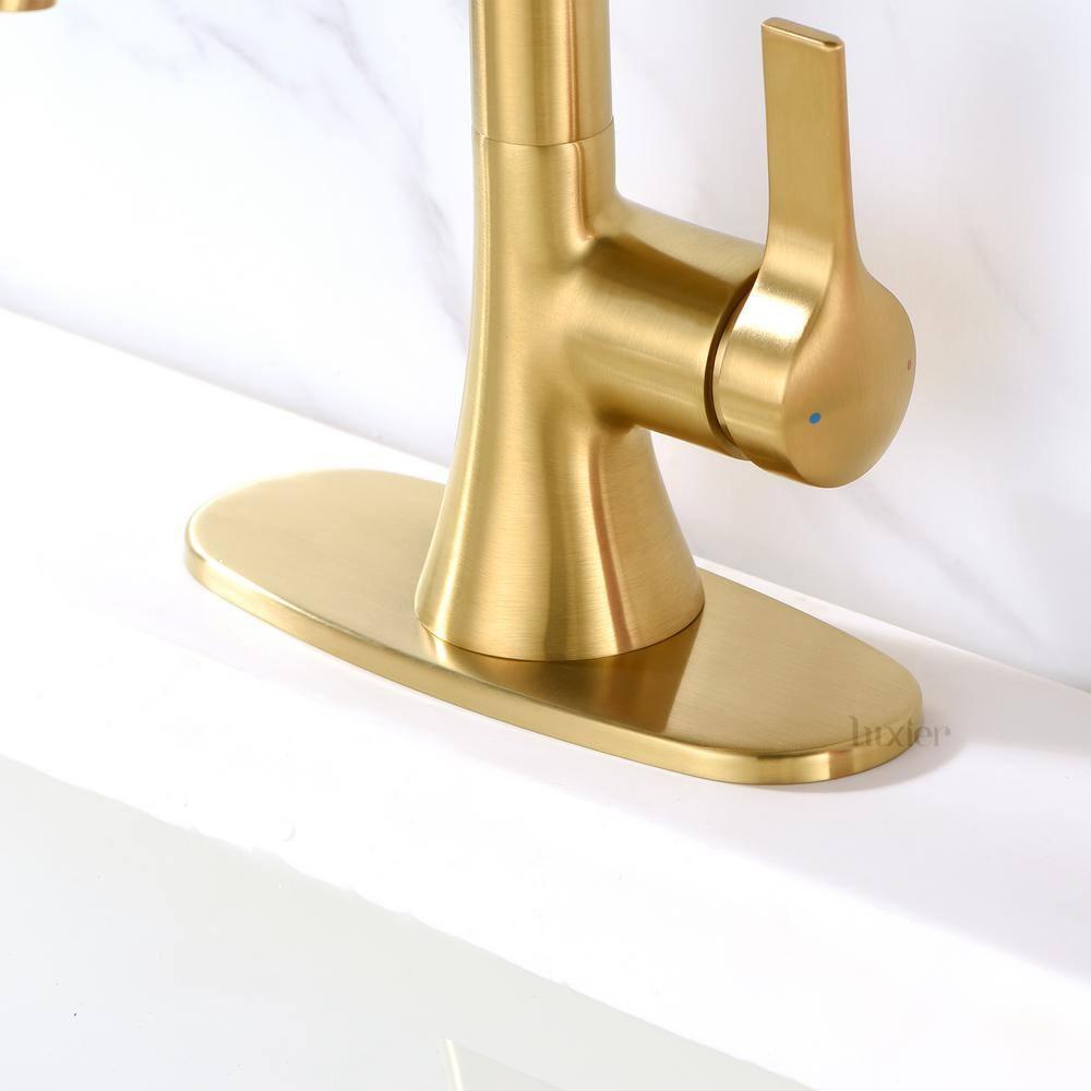 Bathroom Vessel Vanity Sink Faucet 4" Hole Cover Deck Plate Escutcheon