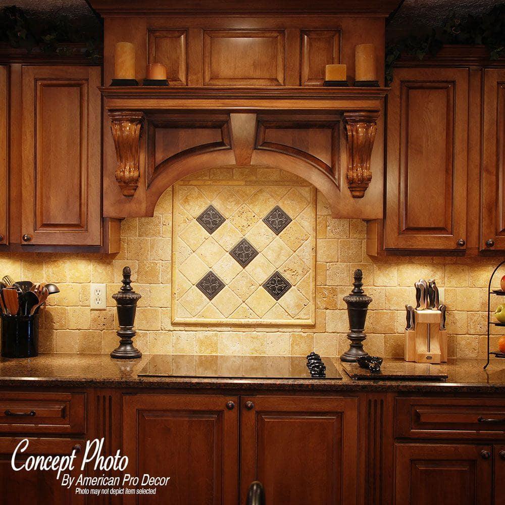 Architectural Products by Outwater L.L.C. 8 in x 2 in x 4-3/4 in Unfinished Small Solid Classic Traditional Plain Wood Corbel