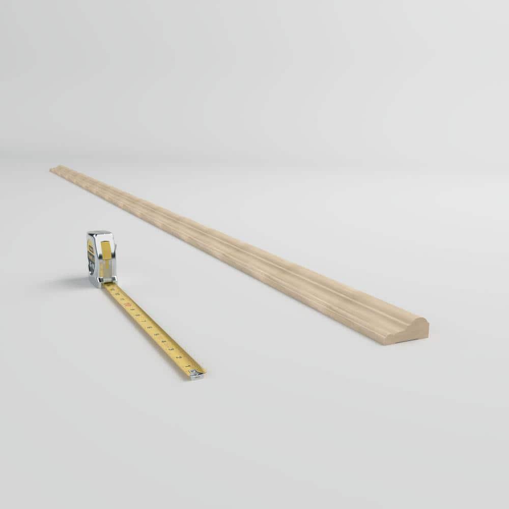 Ekena Millwork WM392 1"D x 2 3/8"W x 96"L Solid Wood Stain Chair Rail Molding