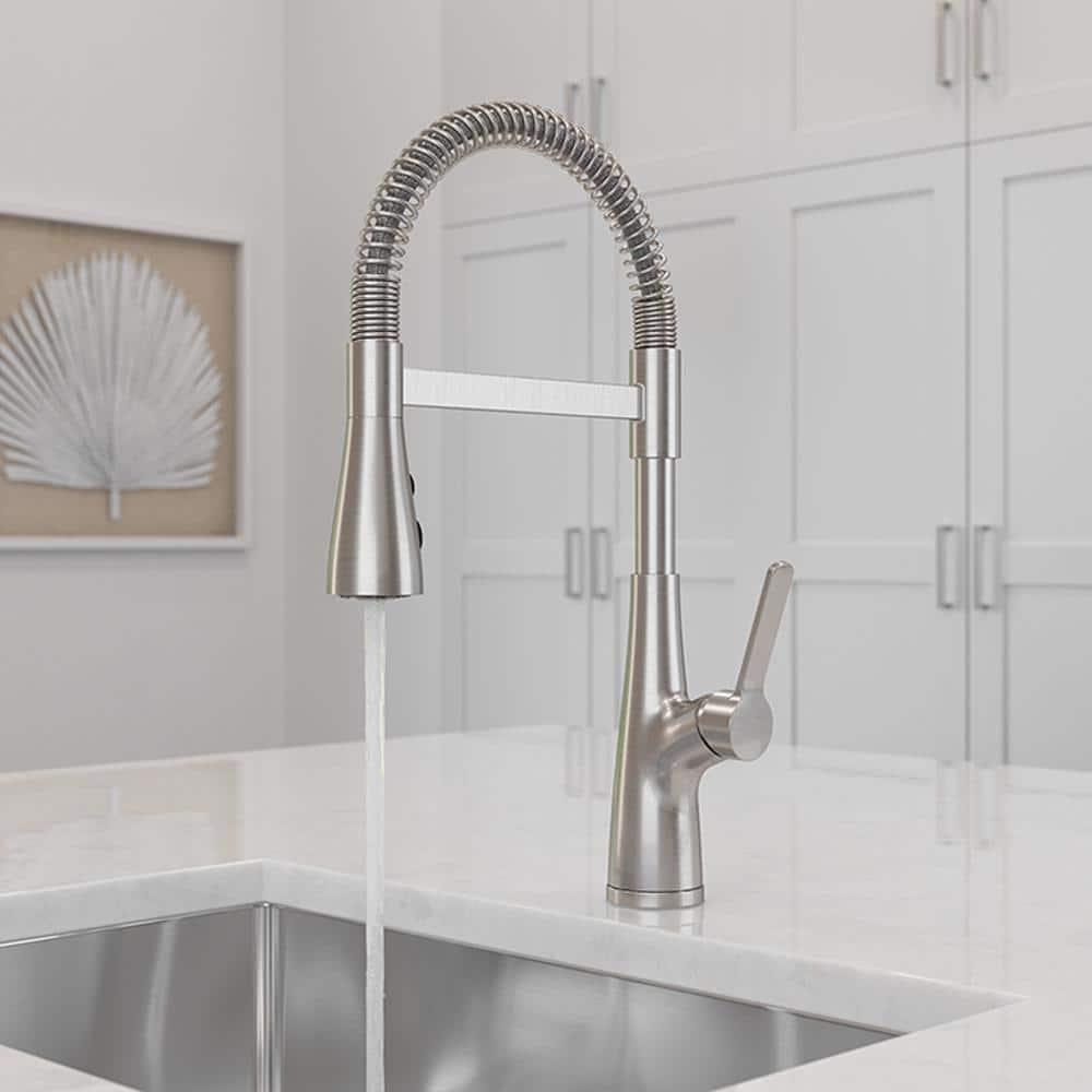 Pfister LG529NECS Neera Culinary Look Pull Down Single Handle Kitchen Faucet