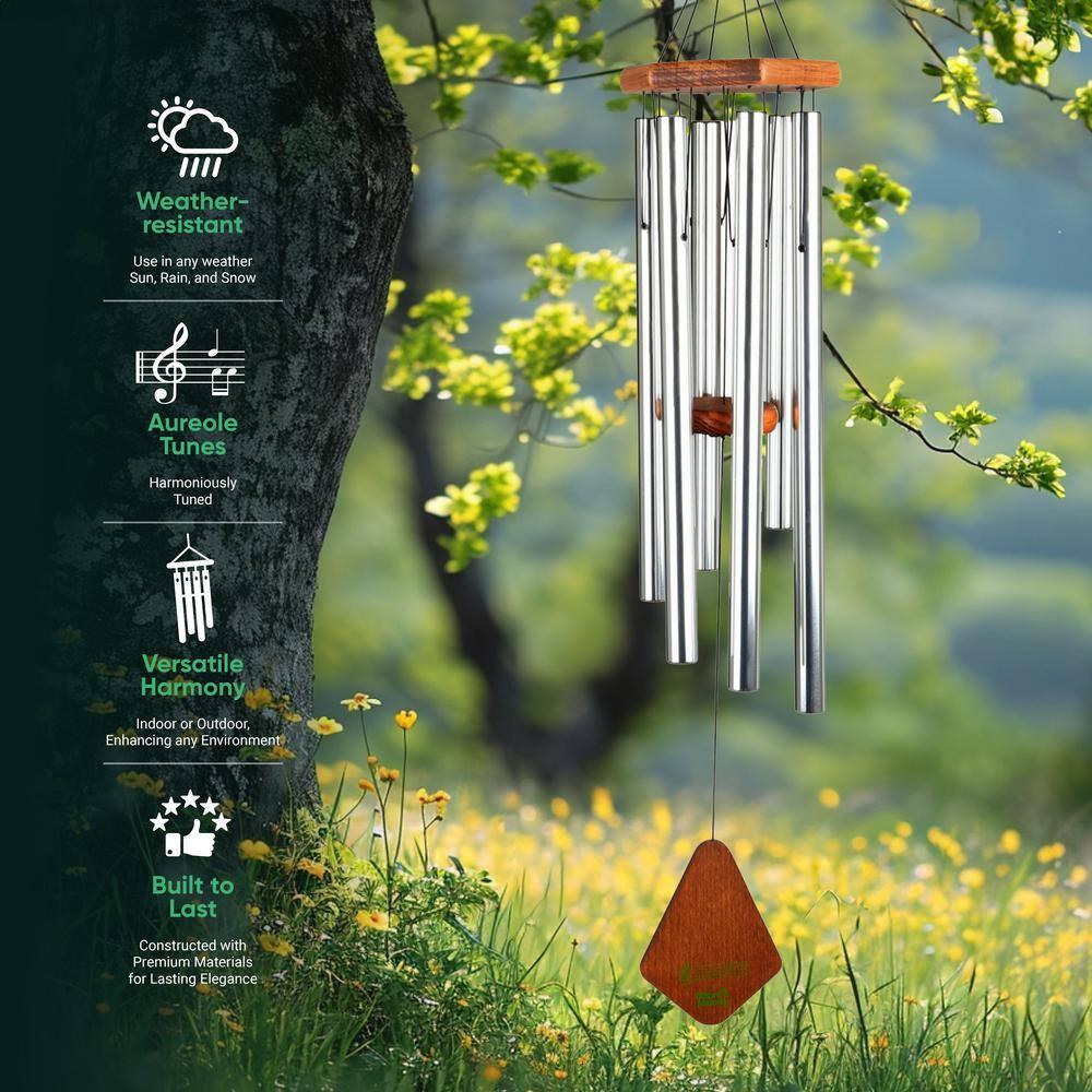 Nature's Melody Nature's Melody Tuned 6-Tube Outdoor Wind Chimes
