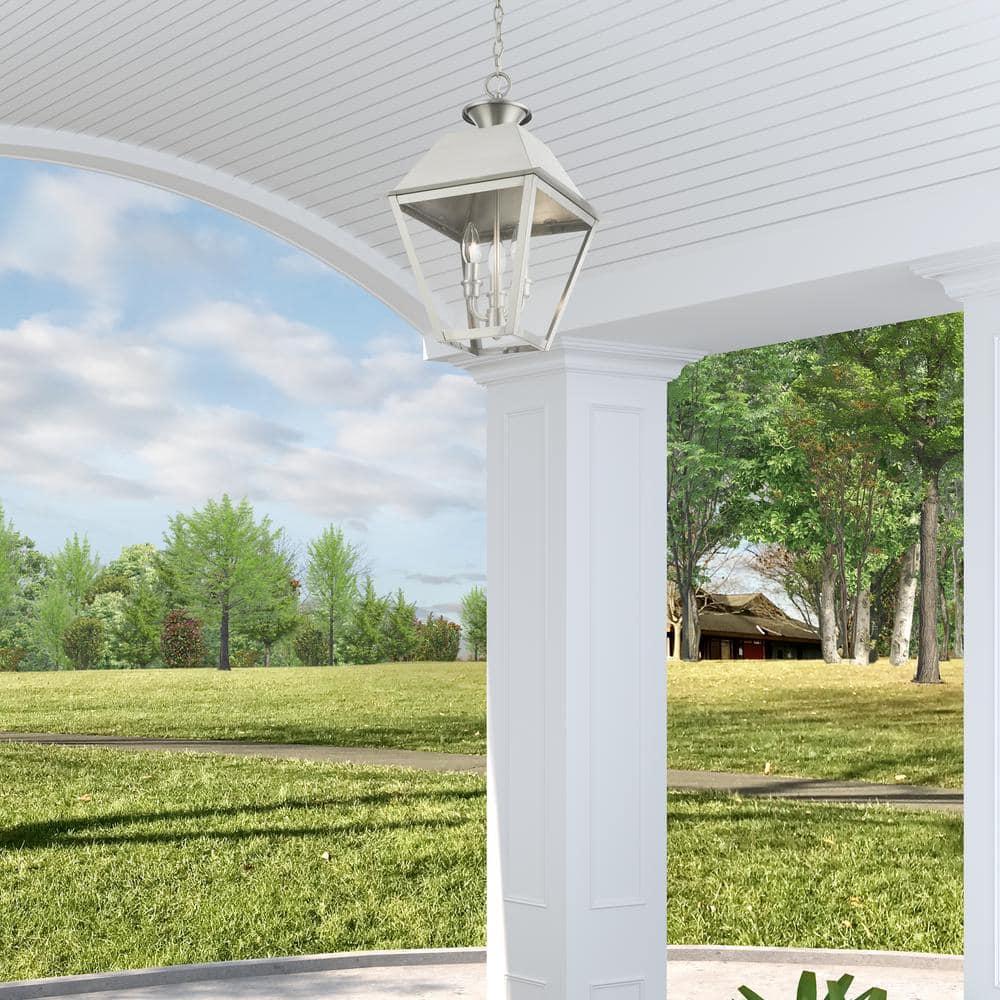 Livex Lighting Wentworth 3 - Light Pendant in  Brushed Nickel