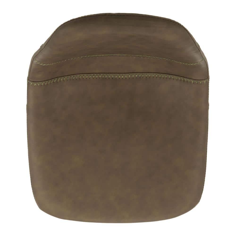 Sky Adjustable Swivel Barstool - BST3003 - Olive/Black - Safavieh