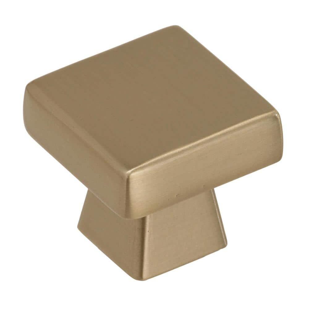 Amerock Blackrock 1-3/16 inch (30mm) Length Golden Champagne Cabinet Knob