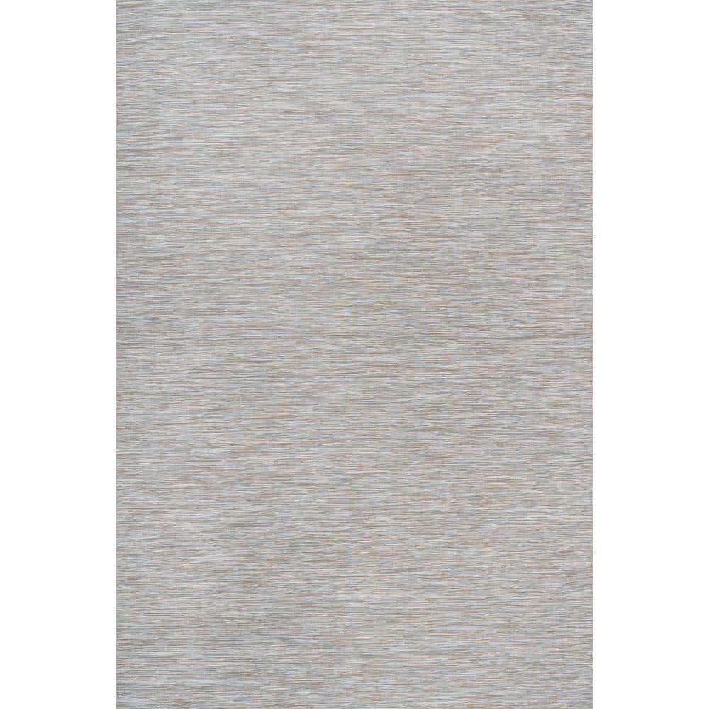 4'x6' Ethan Modern Flatweave Solid  Area Rug, Gray - JONATHAN Y