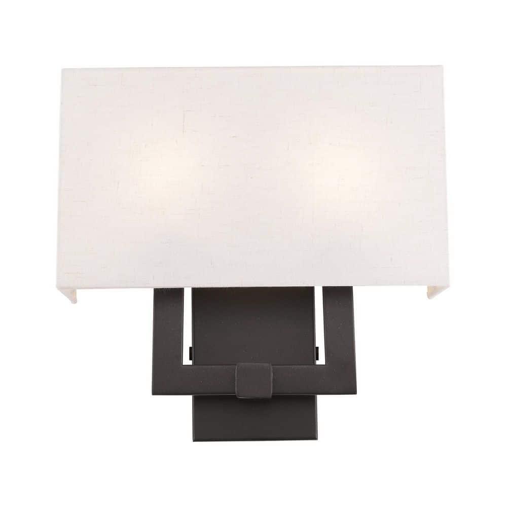 Livex Lighting Meridian 2 - Light Wall Light in  English Bronze