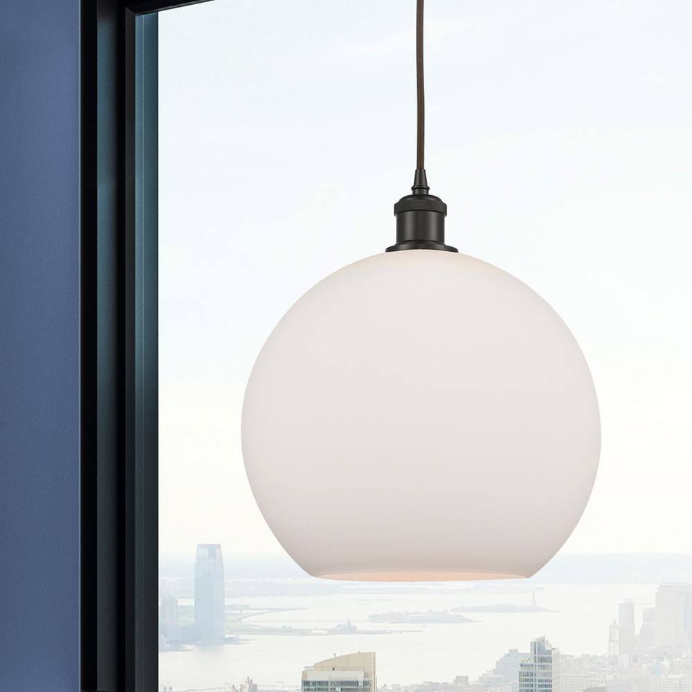 Ballston Mini Globe Pendant Light in Oil Rubbed Bronze