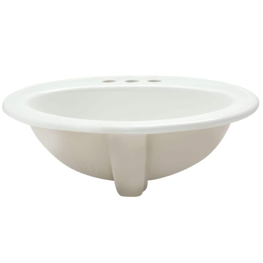 Pennington® Self-Rimming Drop-in Bathroom Sink with 4" Centers