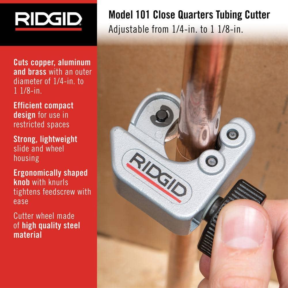 Ridgid 40617 Close Quarter Tubing Cutter 1/4" To 1-1/8"
