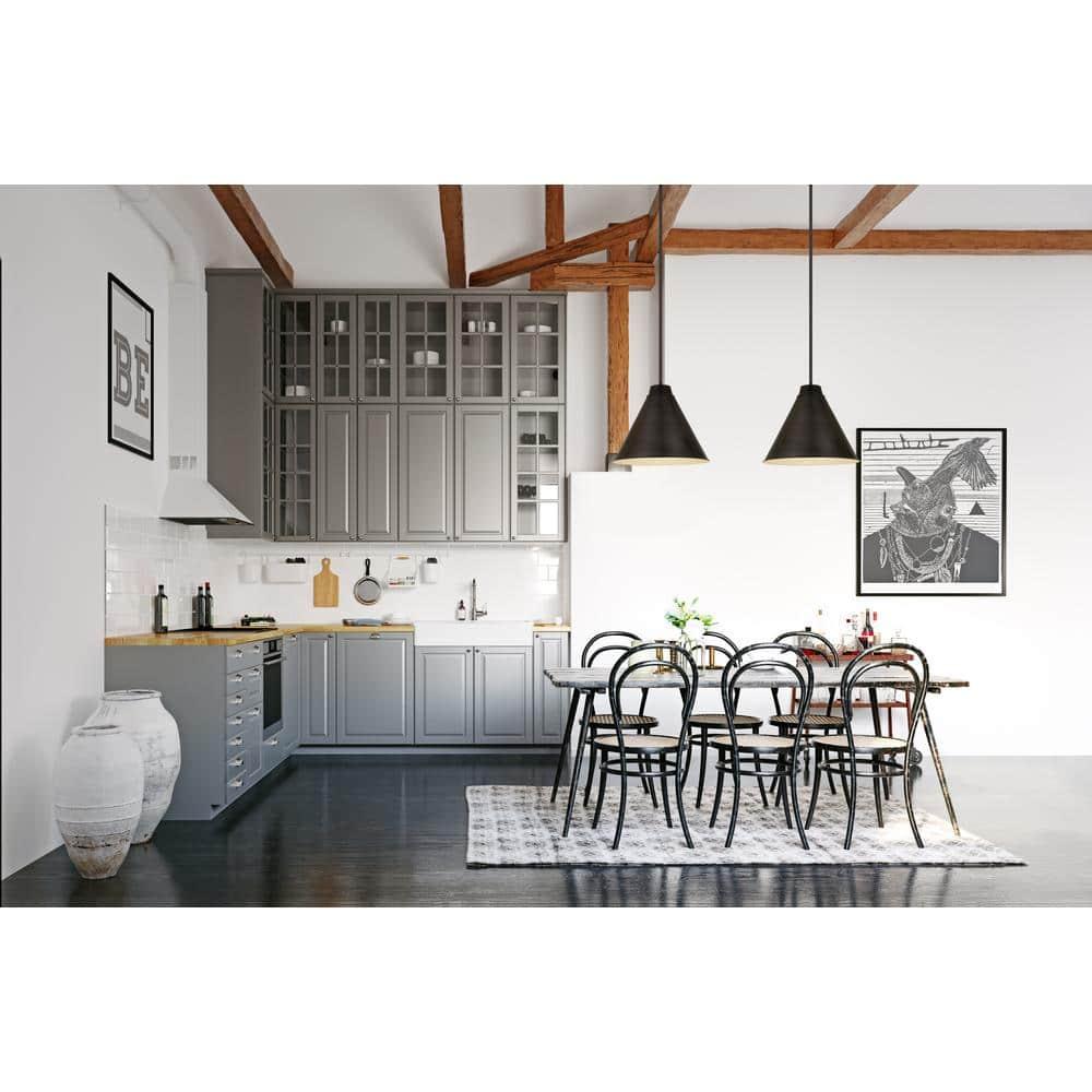 Z-Lite Eaton 1 - Light Pendant in  Matte Black