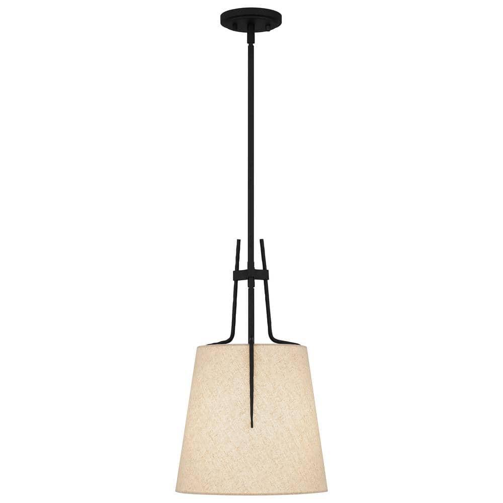 Quoizel Lighting Leona 1 - Light Pendant in  Matte Black