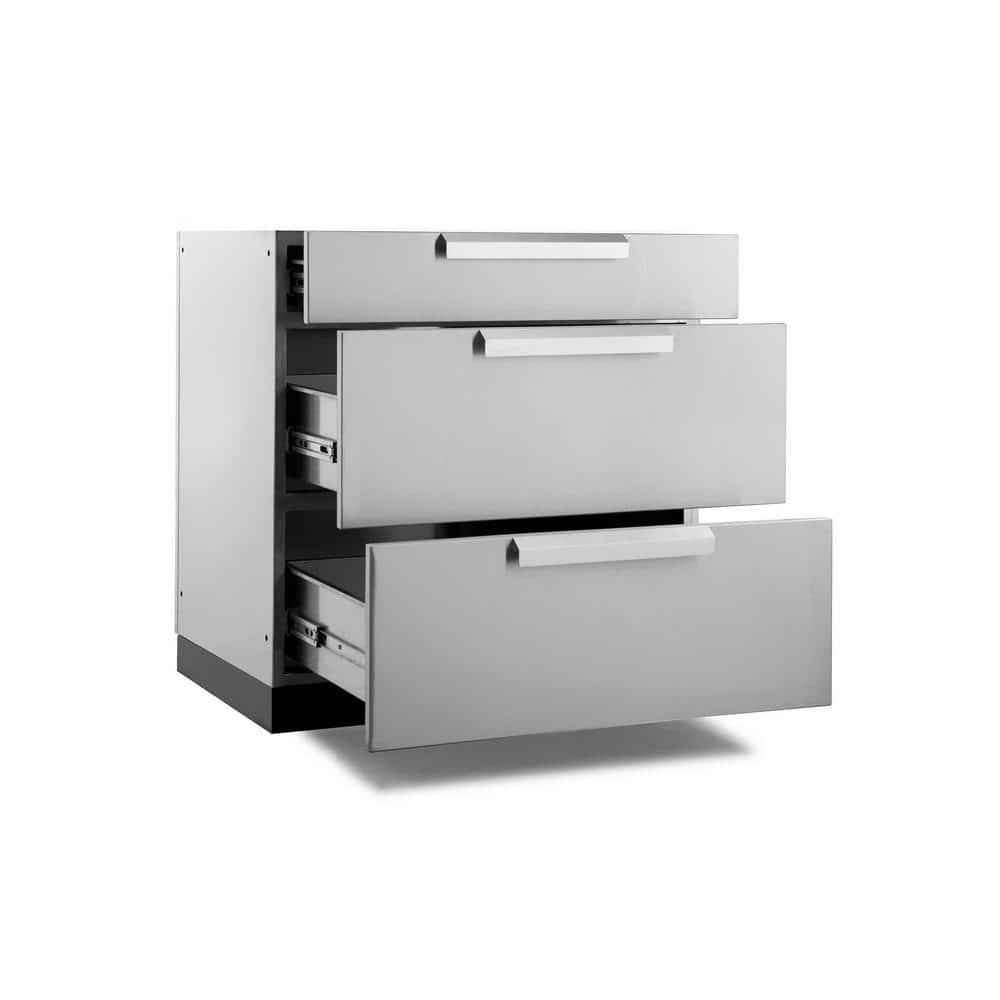 Outdoor Kitchen Classic 32In 3-Drawer Cabinet