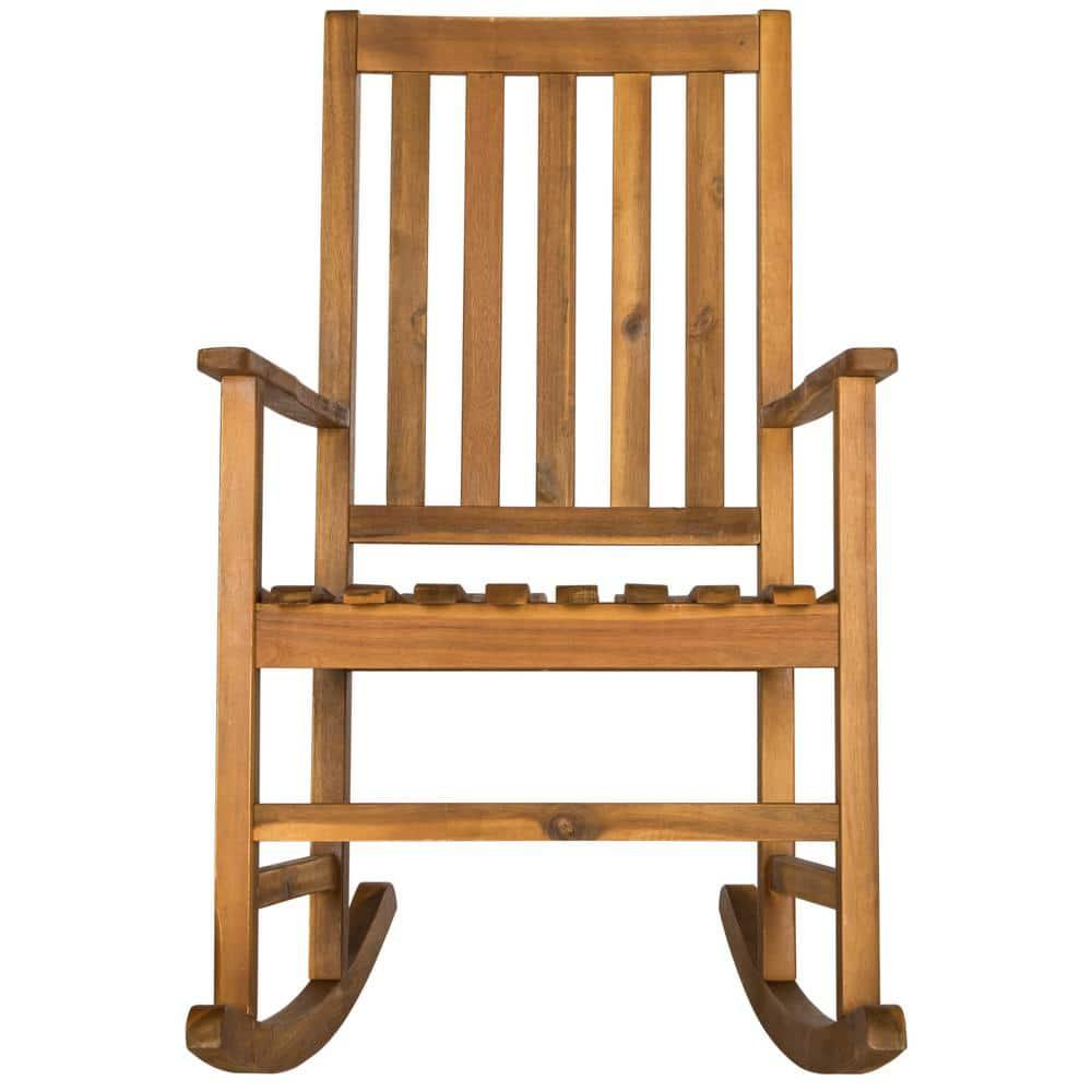 Barstow Rocking Chair Indoor/Outdoor - PAT6707 - Teak - Safavieh