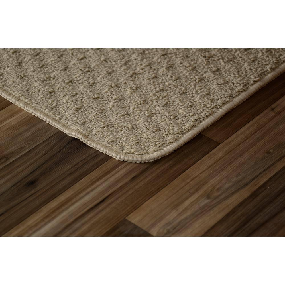 Garland Rug Town Square Tan Kitchen Rug Set, 2 Piece Sliced Set (18"x28" Sliced, and 18"x28")