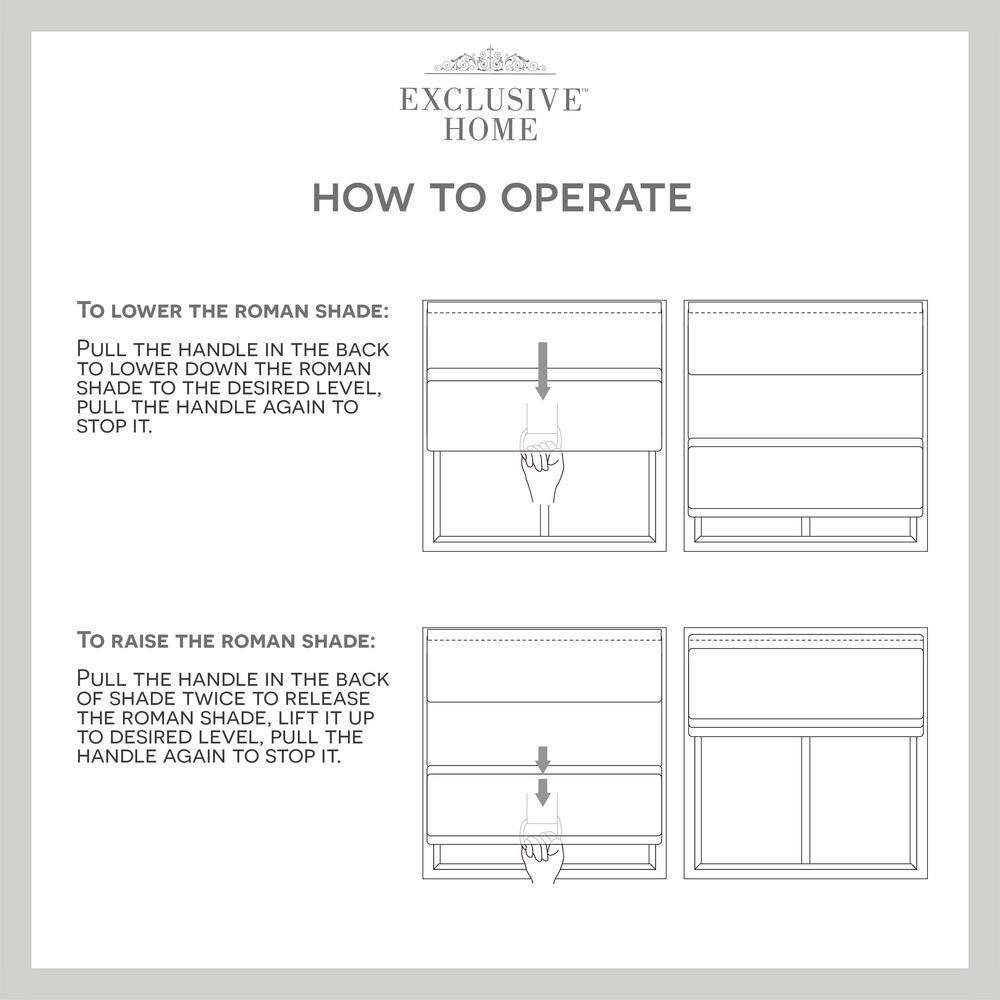 Amalgamated Textiles Montague Trellis Blackout Roman Shade