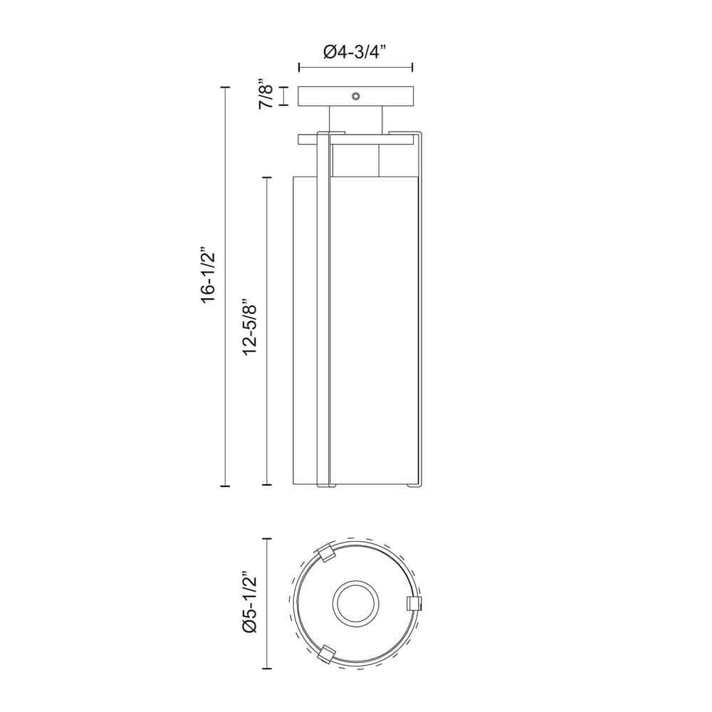 Alora Mood Belmont Glass Flush Mount