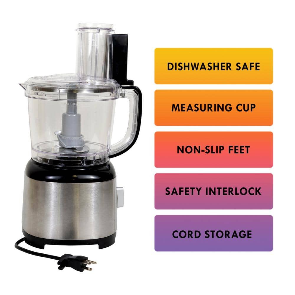 Kenmore Kenmore Food Processor and 11 Cup Vegetable Chopper for Chop, Slice, Shred, Mince, Grate & Puree