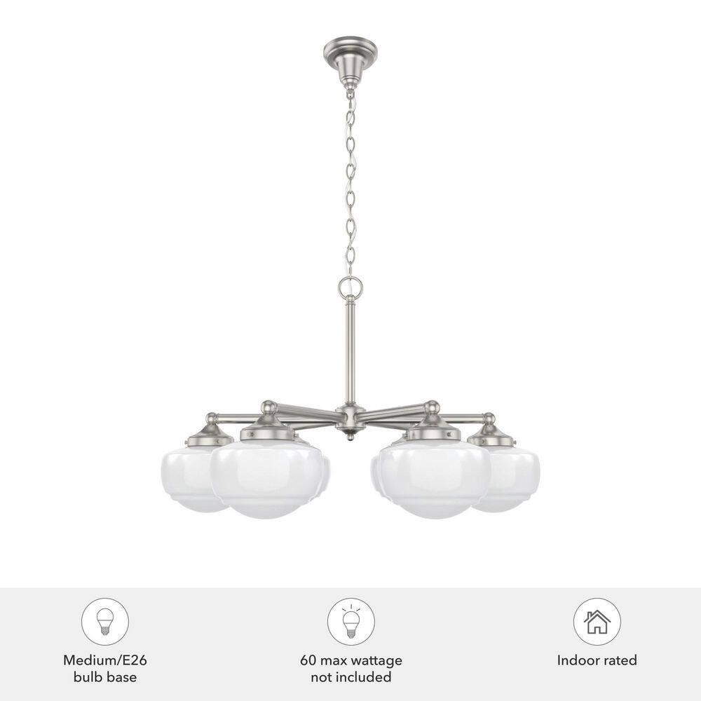 Hunter Fan Hunter Saddle Creek 6 Light Chandelier Ceiling Light Fixture