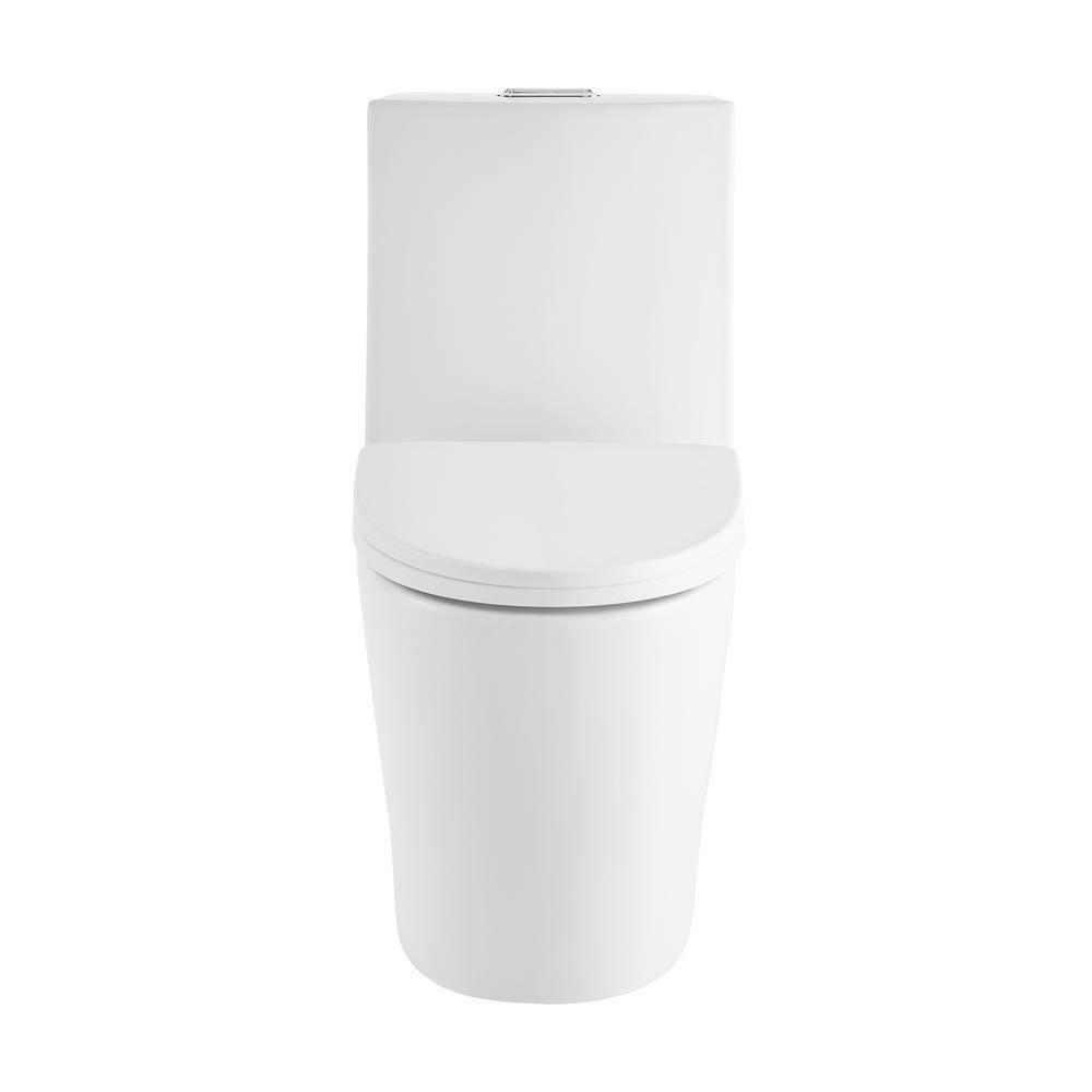 St. Tropez One Piece Elongated Toilet Dual Vortex Flush 1.6 GPF