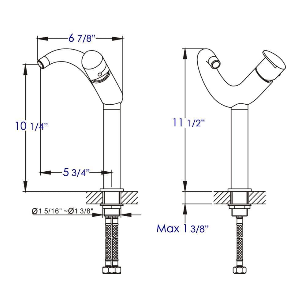 Vessel Sink Faucet Single-handle Bathroom Faucet