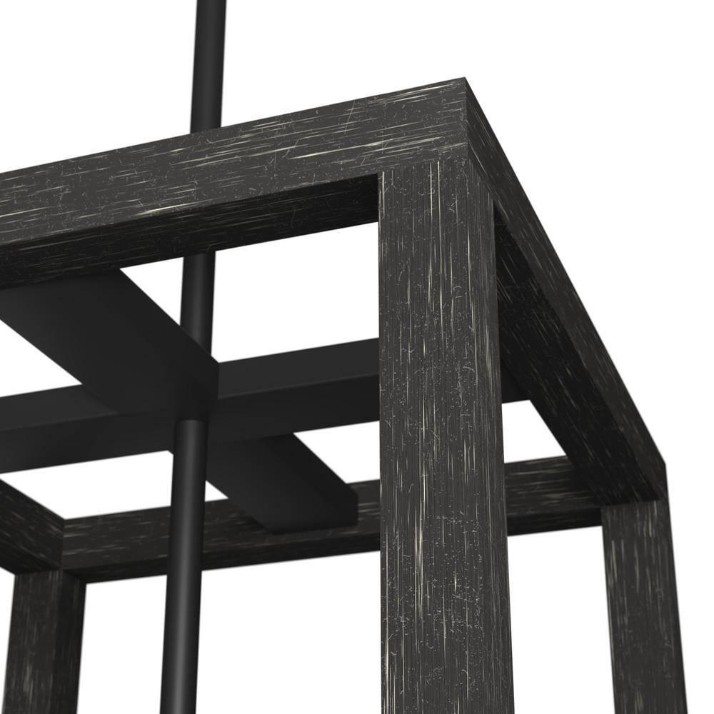 Squire Manor 4 - Light Lantern Rectangle Chandelier