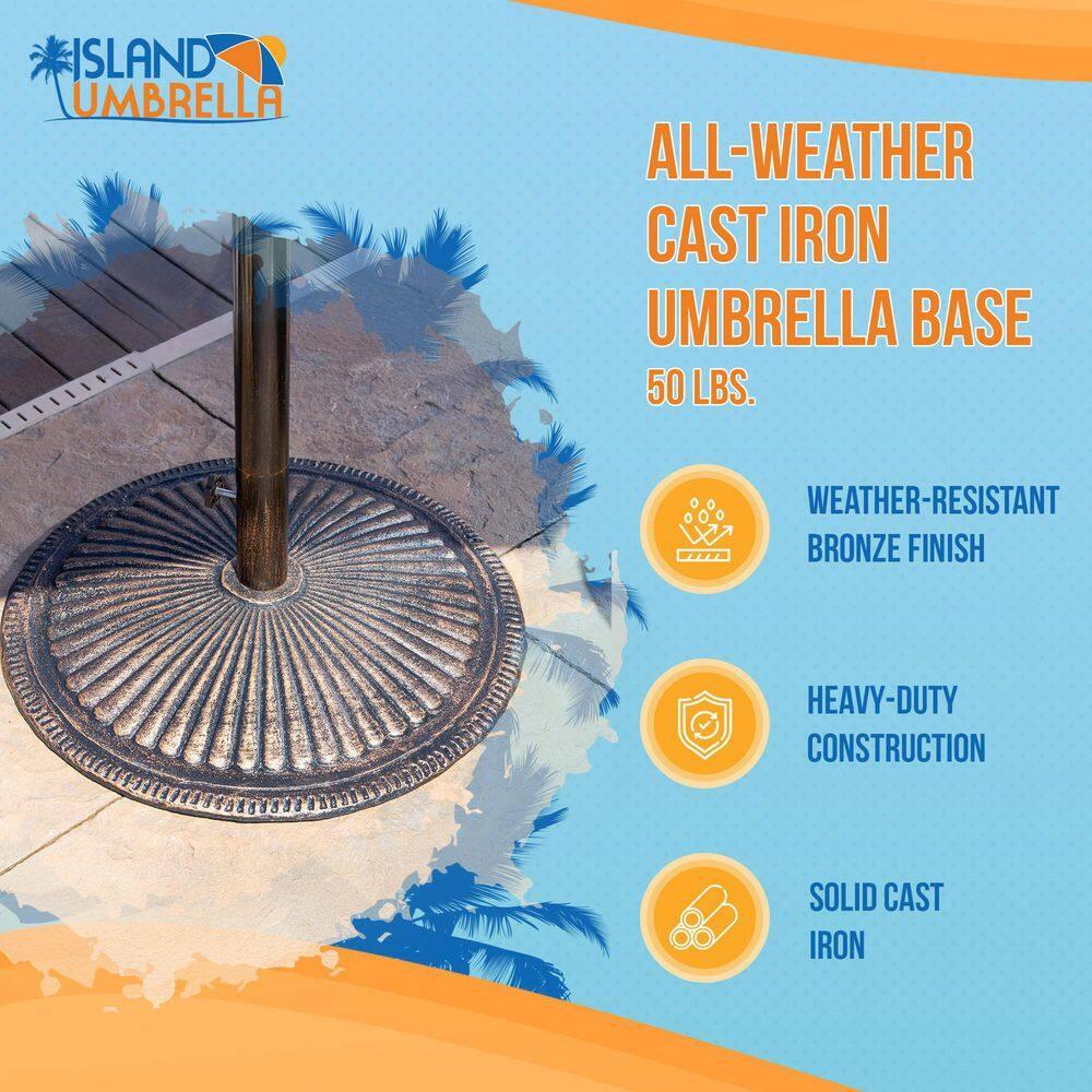 Blue Wave Products 50 Lb. Cast Iron Umbrella Base