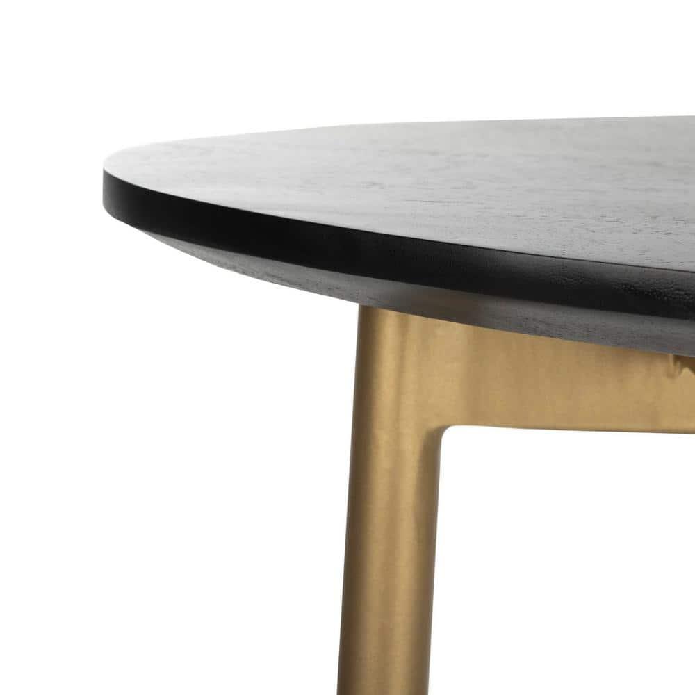 Kaiya C-Table - ACC3703A - Black/Gold - Safavieh