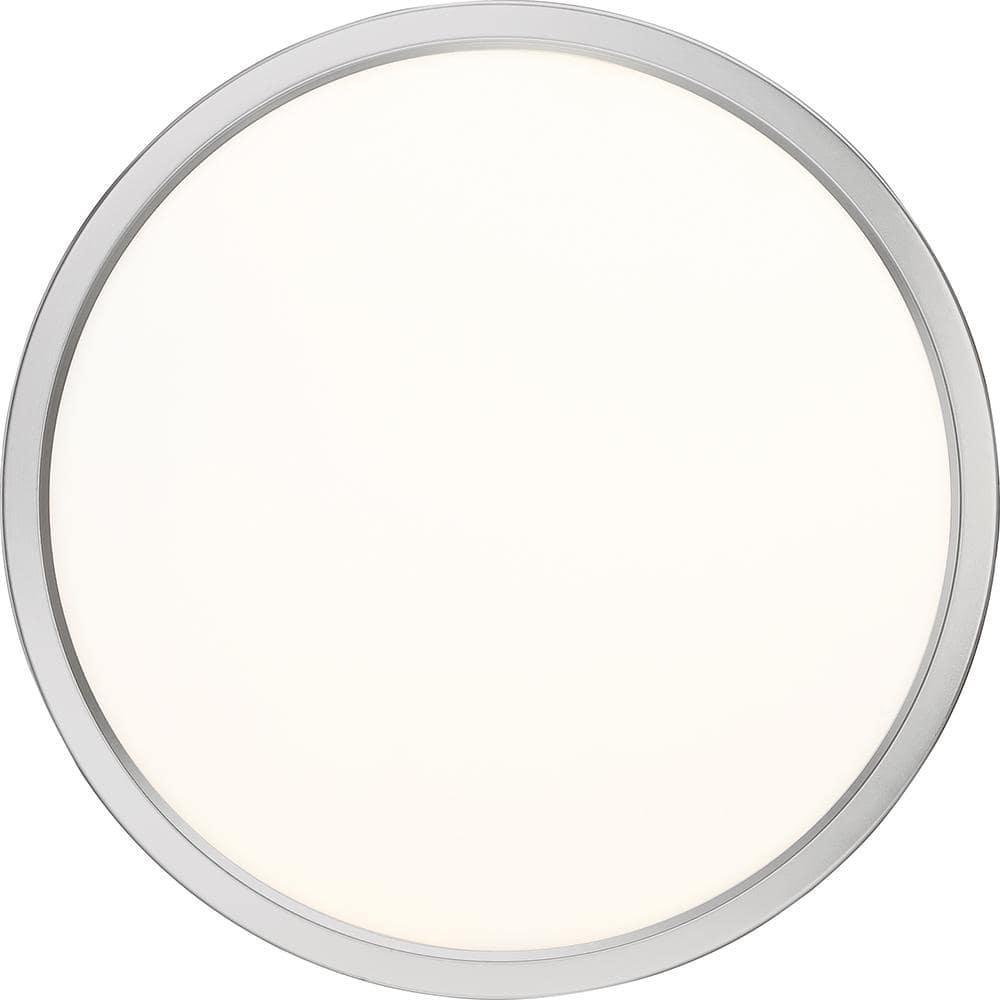 Quoizel Lighting Outskirts 1 - Light Flush Mount in  Brushed Nickel