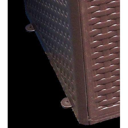 Plastic Development Group 130 Gallon Resin Outdoor Patio Storage Deck Box