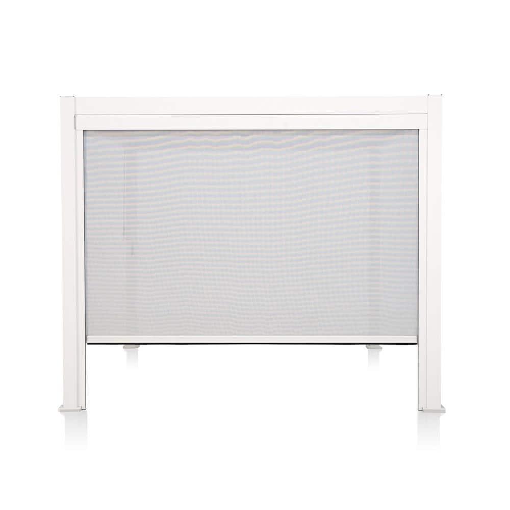 111 Aluminum Pull Down Privacy Screen for Pergola