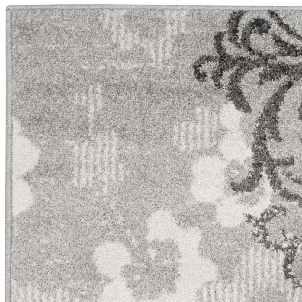 Adirondack ADR114 Machine Made Indoor Accent Rug - Silver/Ivory - 3'x5' - Safavieh