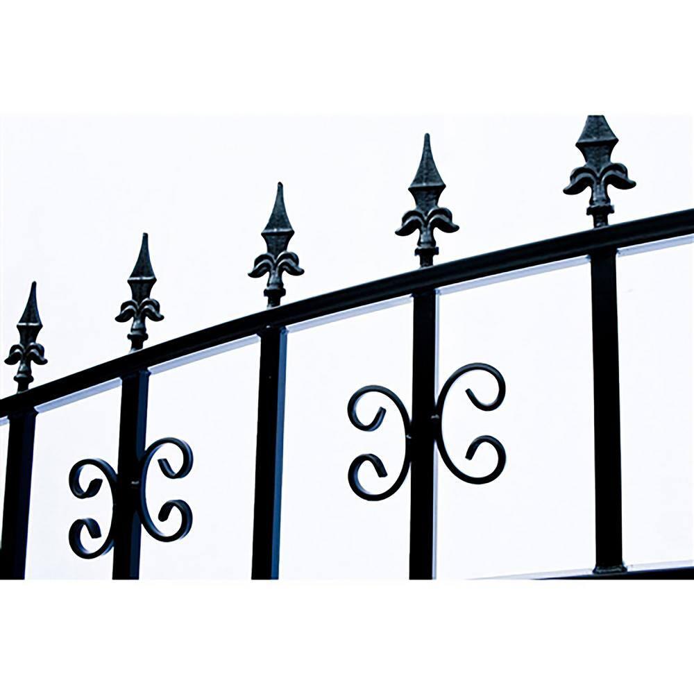 ALEKO Steel Dual Swing Driveway Gate - VENICE Style