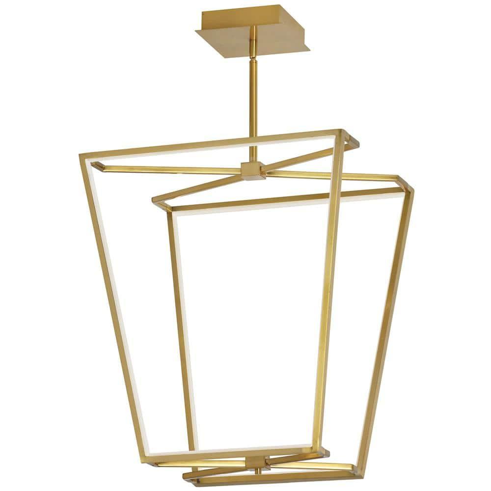 Skiba Dimmable LED Lantern Geometric Chandelier