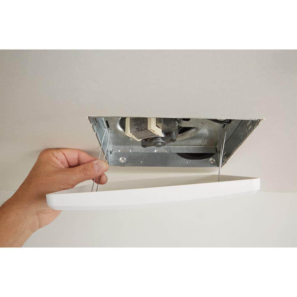 Broan-NuTone FGR101 Replacement Square Bathroom Ventilation Exhaust Fan Grille Cover, White