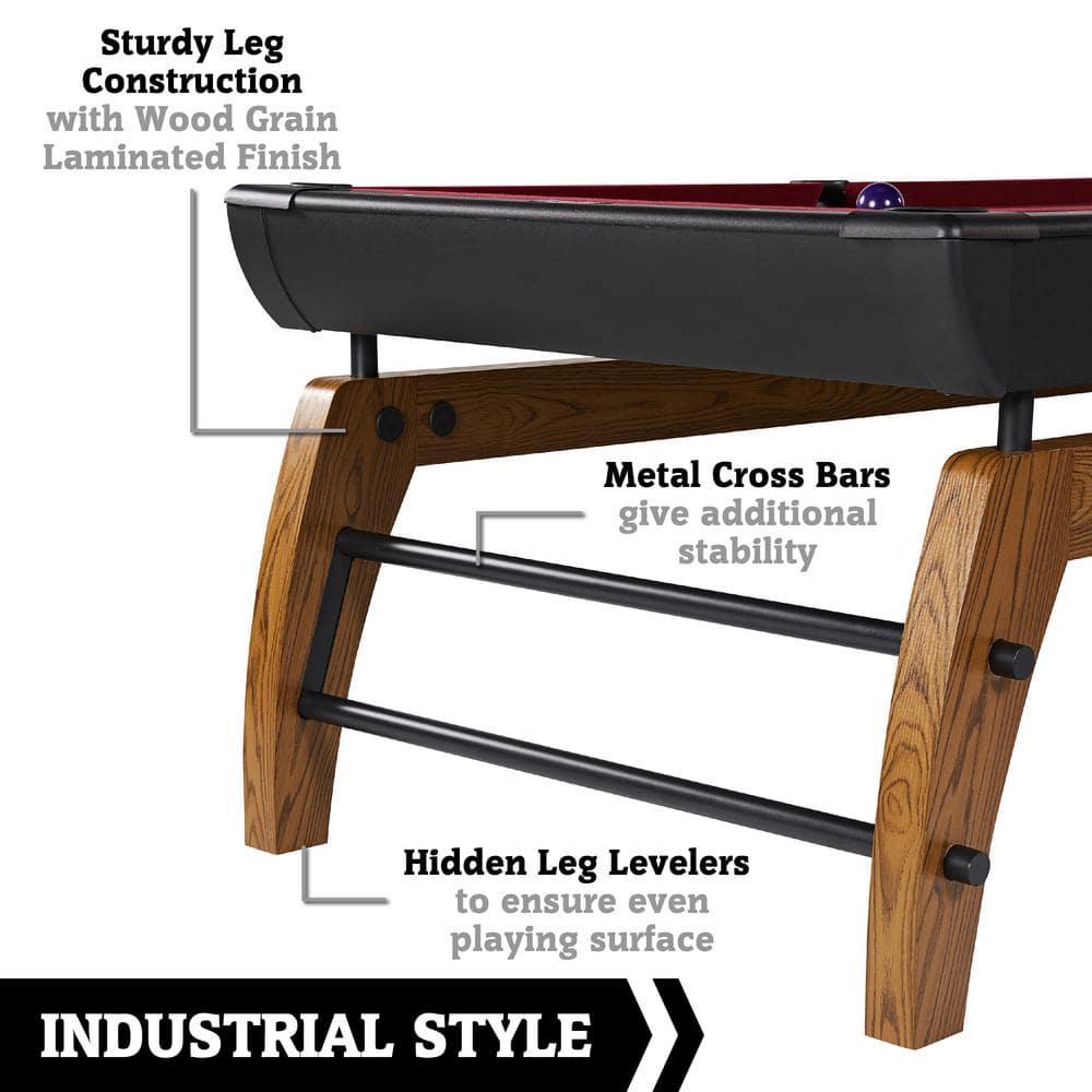 Hall of Games Hall of Games Edgewood 7' Pool Table with Playing Accessories