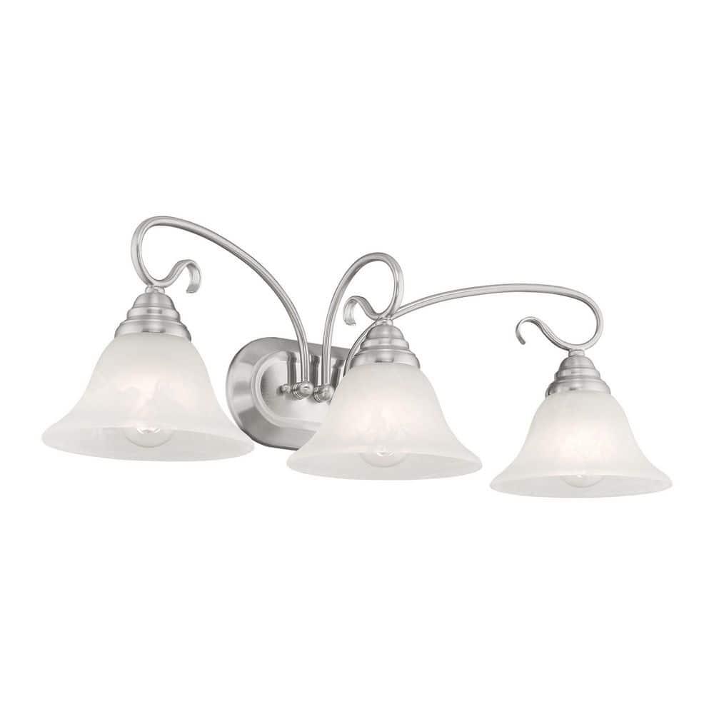 Livex Lighting Coronado 3 - Light Vanity in  Brushed Nickel
