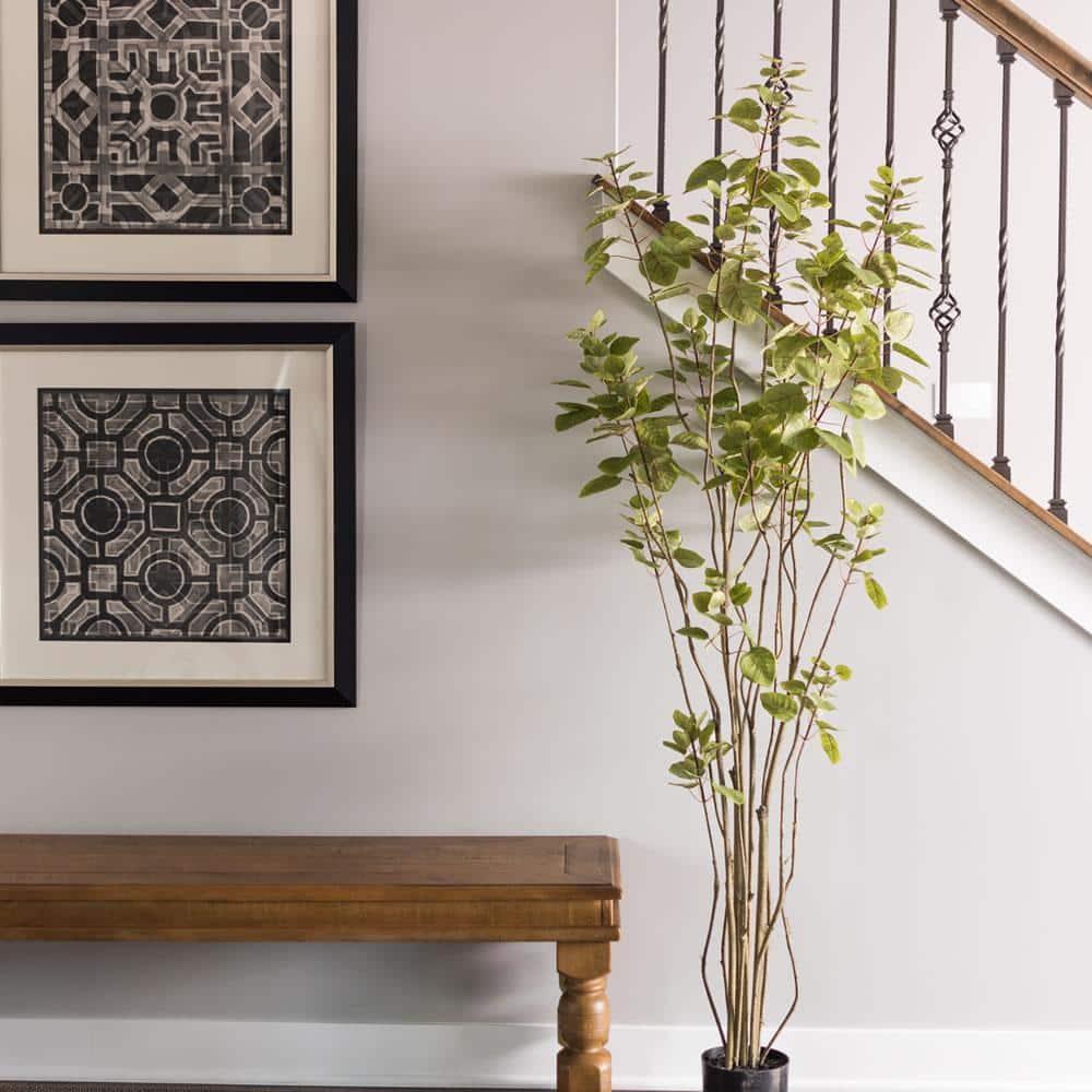 Primrue Artificial Green Potted Cotinus Coggygria Tree