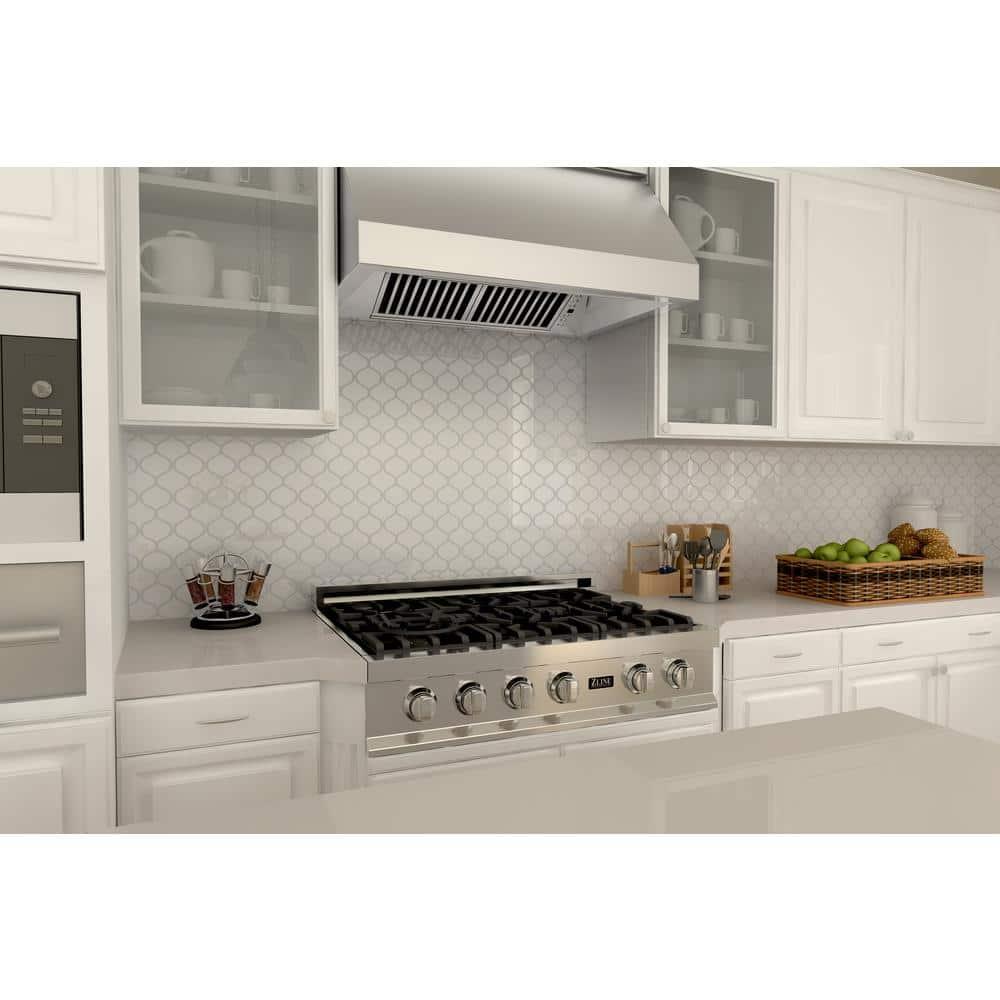 ZLINE 48 in. Convertible Vent Under Cabinet Range Hood in Stainless Steel (523-48)