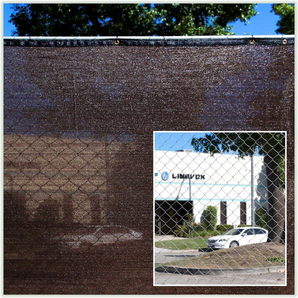 Colour Tree 6' x 50' Brown Shade Fabric Cloth Outdoor Panel Privacy Screens