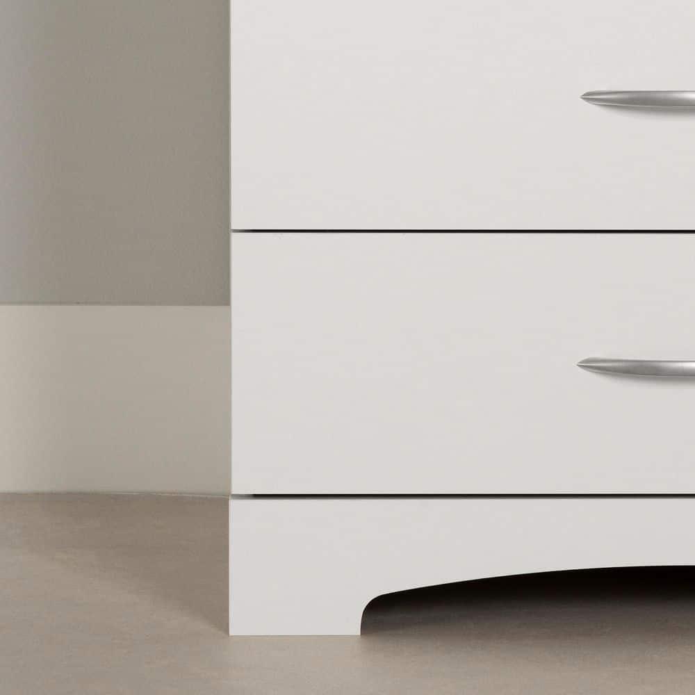 South Shore Maddox 6 Drawer Dresser in Pure White Finish