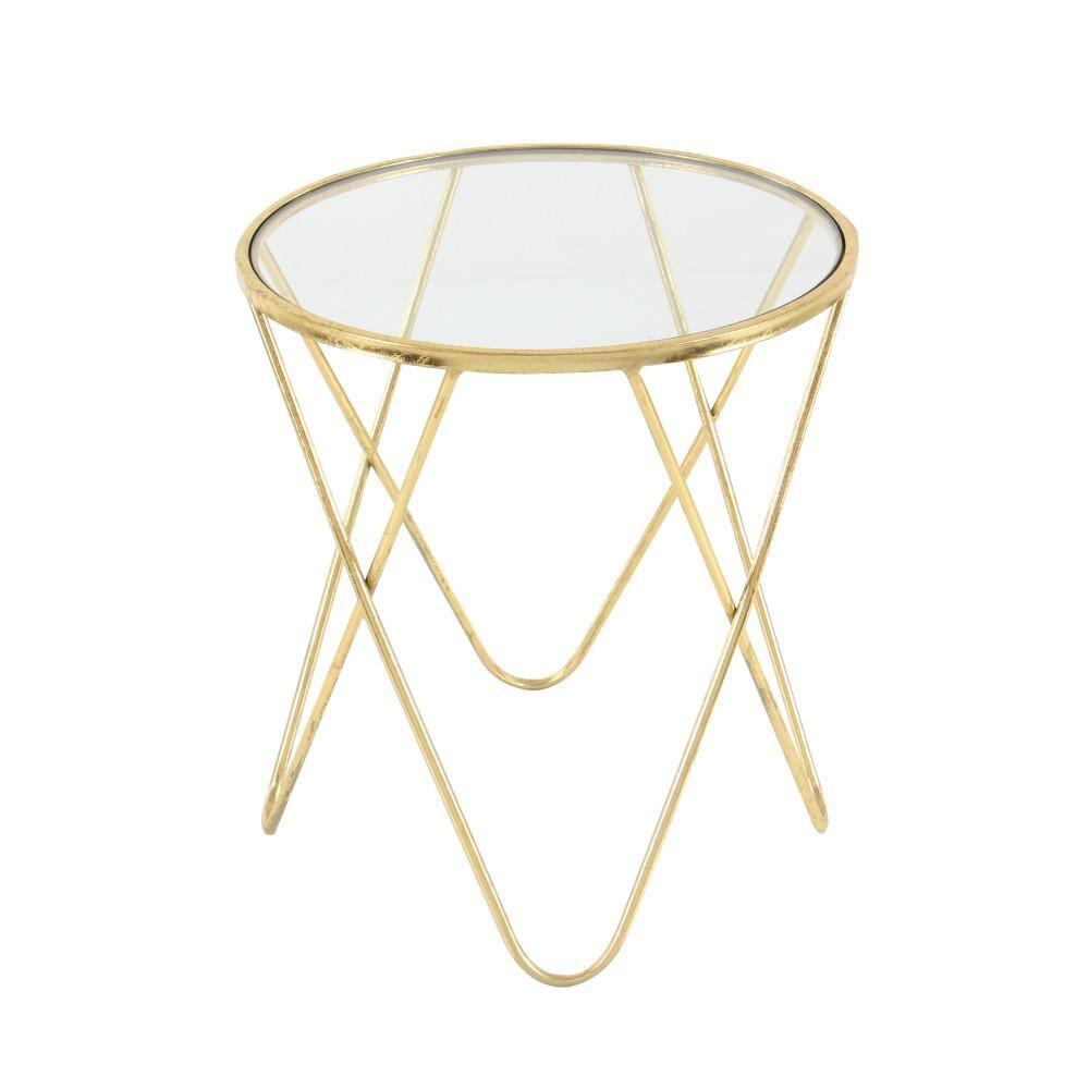 Mercer41 Minehead Glass Top Nesting Tables