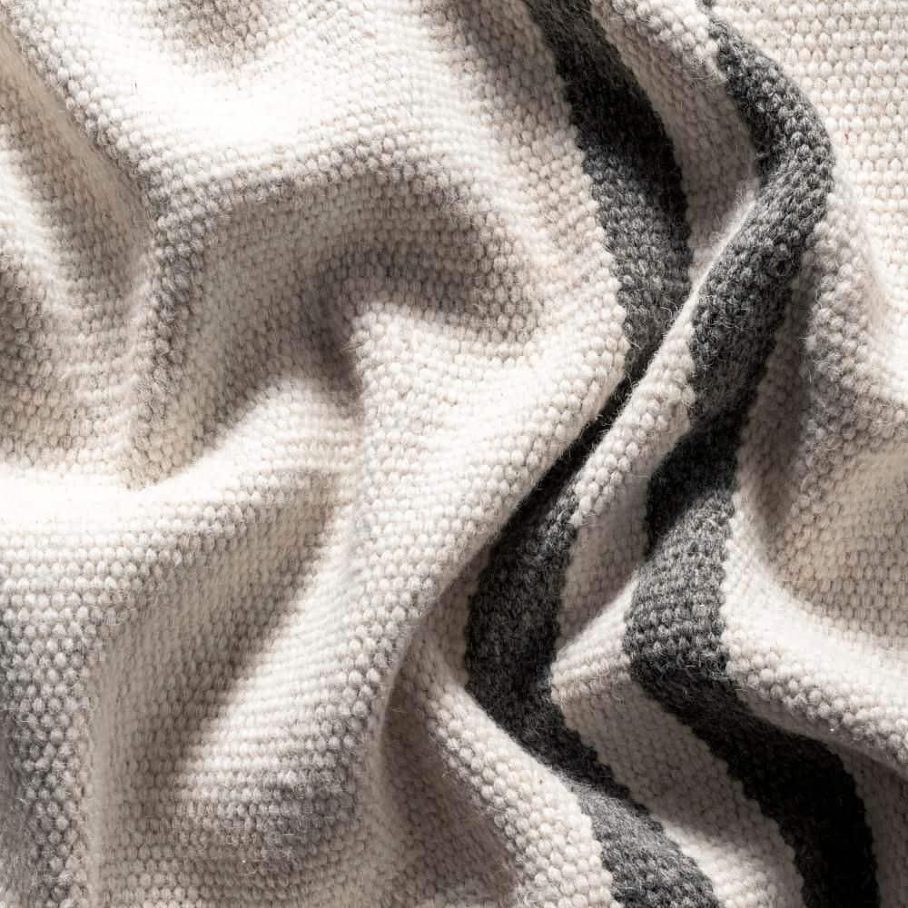 Elowen Double Striped Wool Area Rug