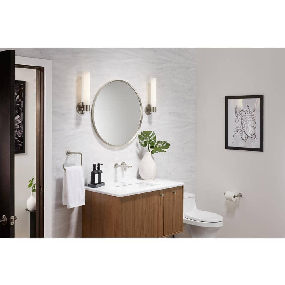 Essential Round Wall Mirror, Bathroom/Vanity Mirror with Frame