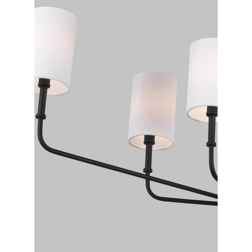 Legrand Linear Chandelier - Black / 44"W