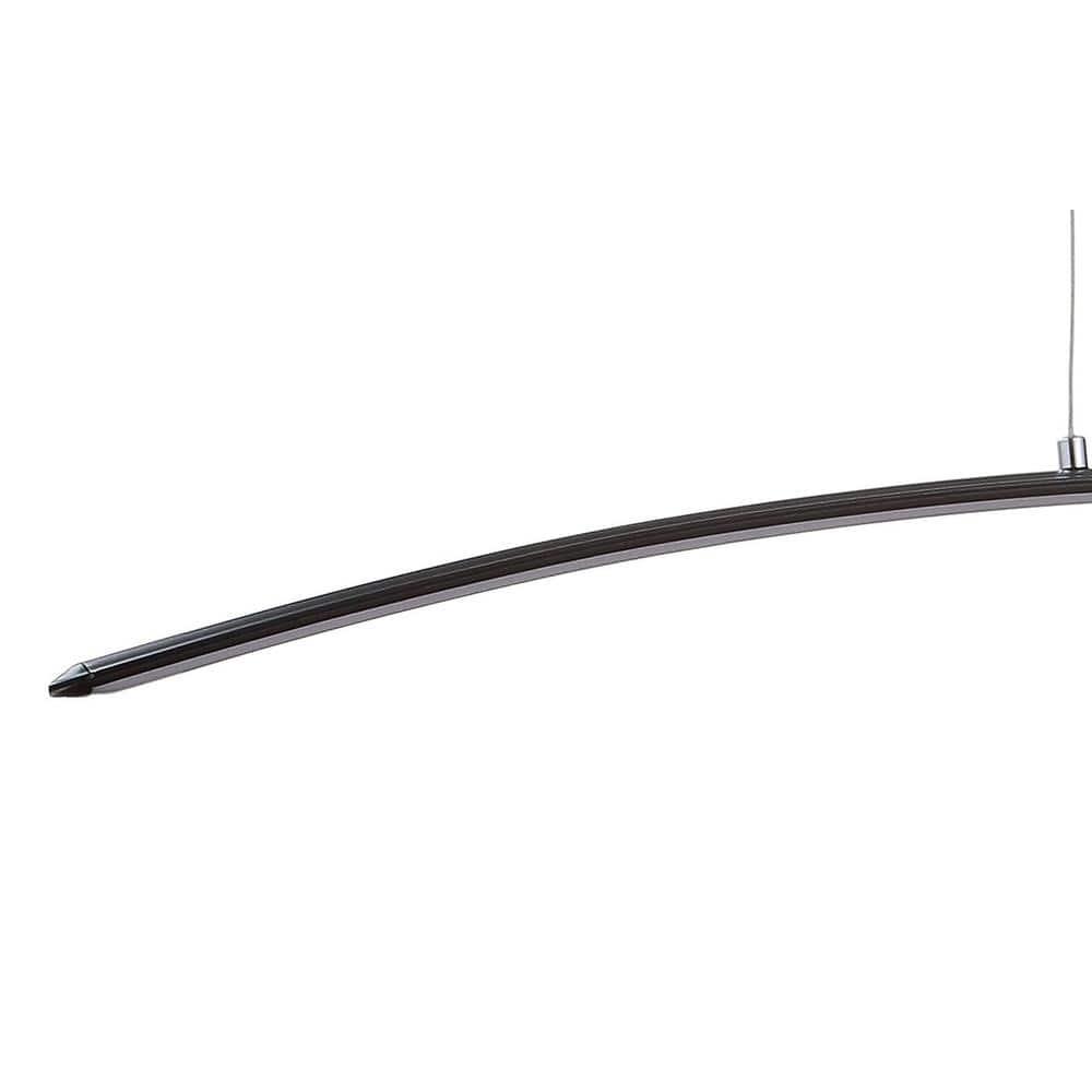 JONATHAN Y Roxanna 41.5" Dimmable Adjustable Integrated LED Metal Linear Pendant, Black