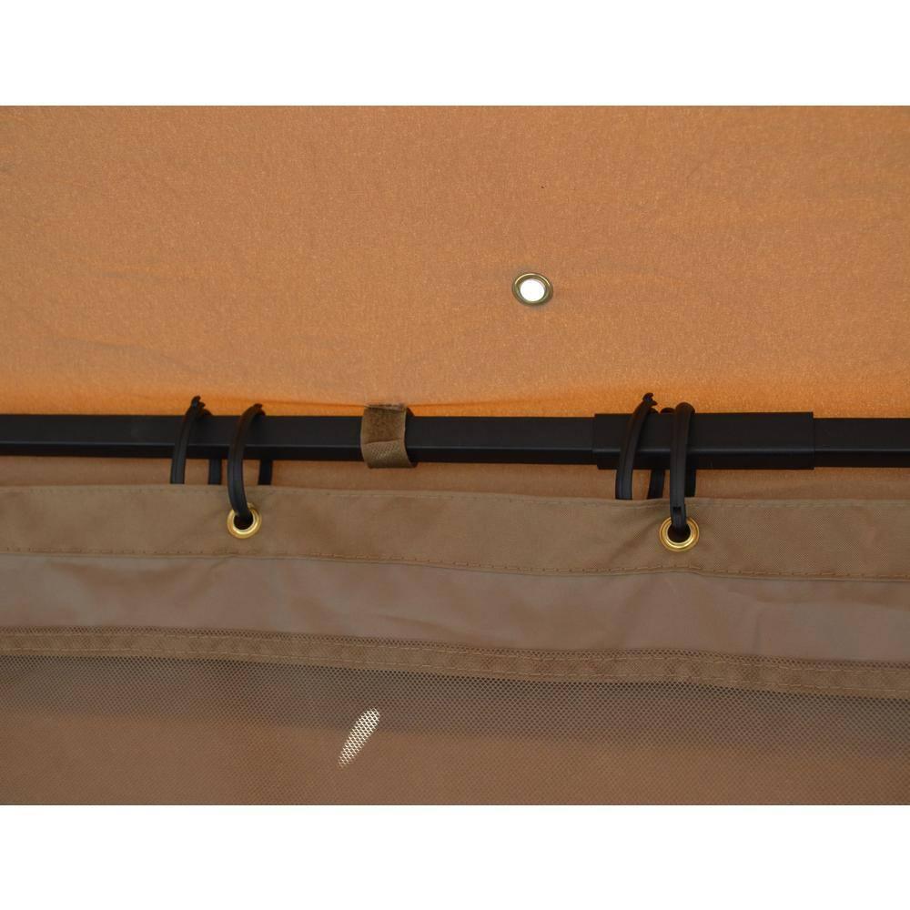 APEX GARDEN Universal 10 ft. x 10 ft. Gazebo Replacement Mosquito Netting