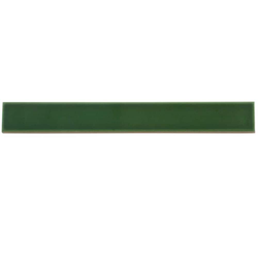 Horizonte 2 x 16 in. Glossy Forest Green Ceramic Subway Wall Tile (10.76 sq ft/case) - 50 Pack