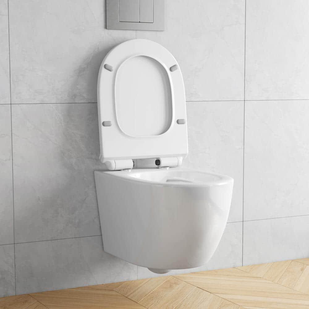 Hampton Elongated Wall Mount Toilet Wall Hung Toilet Bowl