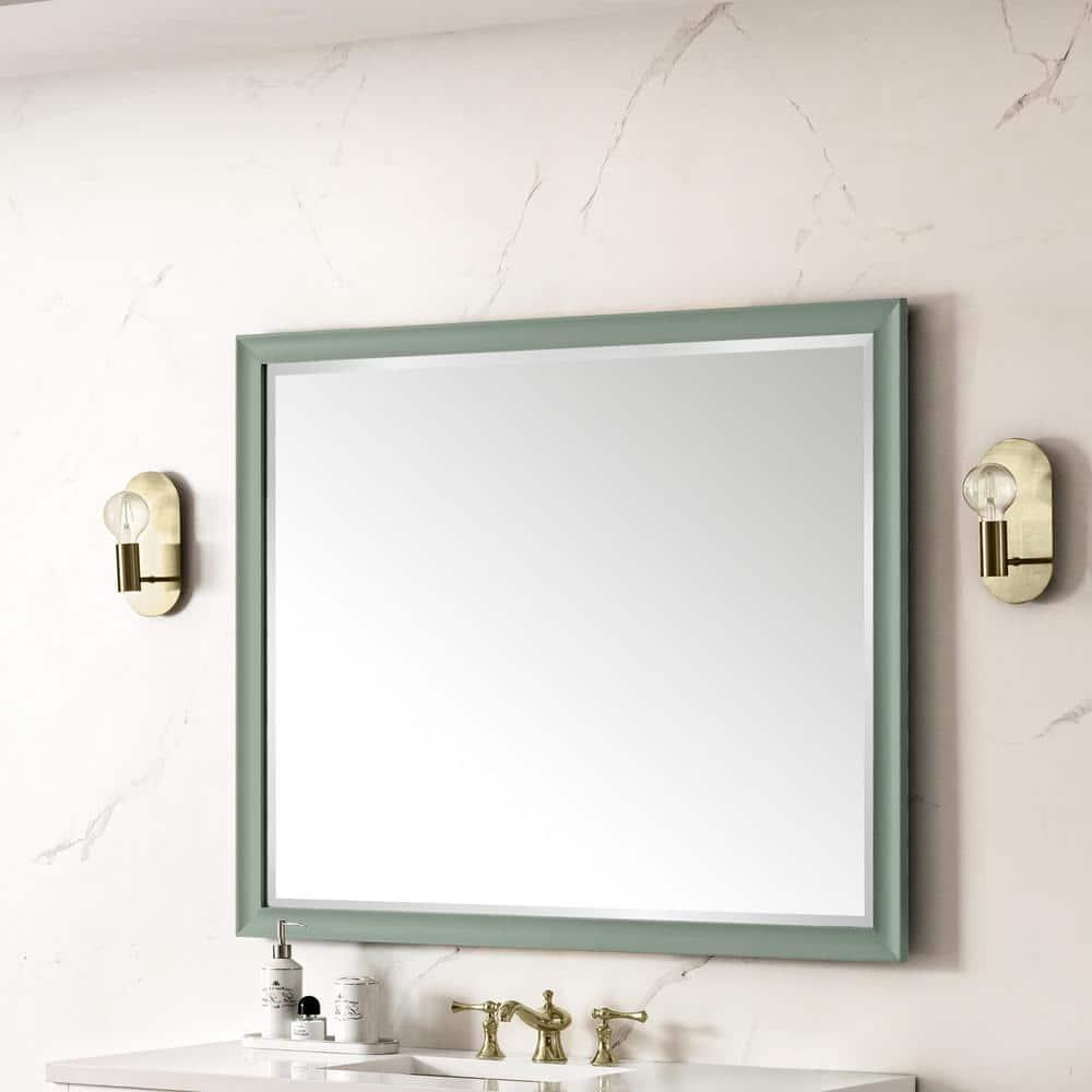 Glenbrooke Solid Wood Flat Wall Mirror